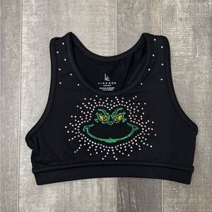 GRINCH Holiday Girls Sports Bra
